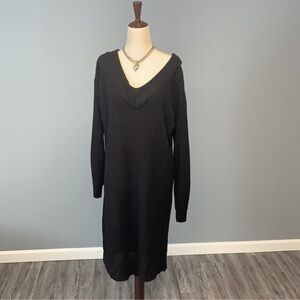 Fashion Nova Black Long Sleeve Dress